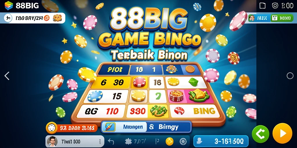 Tampilan gameplay 88BIG yang seru dan menantang dalam permainan Bingo.