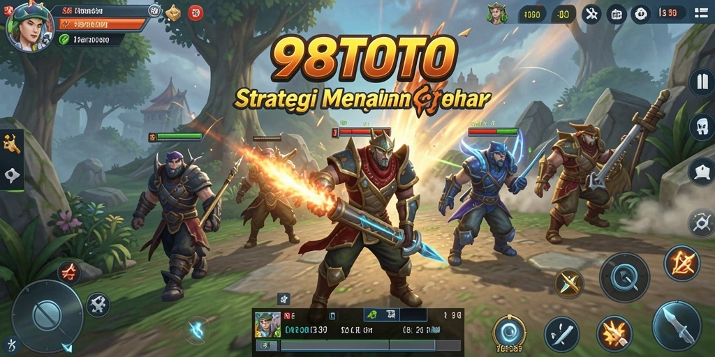 Tangkapan layar utama 98TOTO dengan gameplay SLG yang menarik.