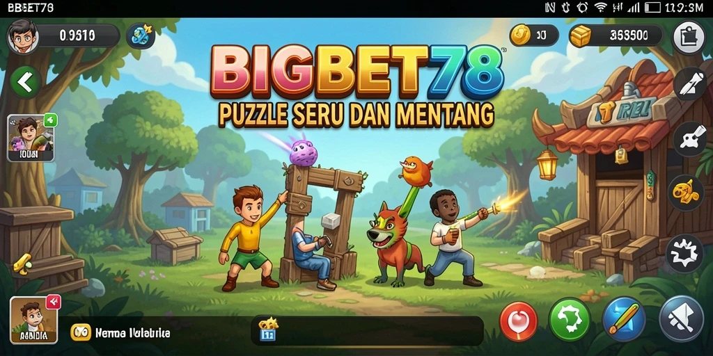 Tampilan gameplay seru dan penuh tantangan di BIGBET78.