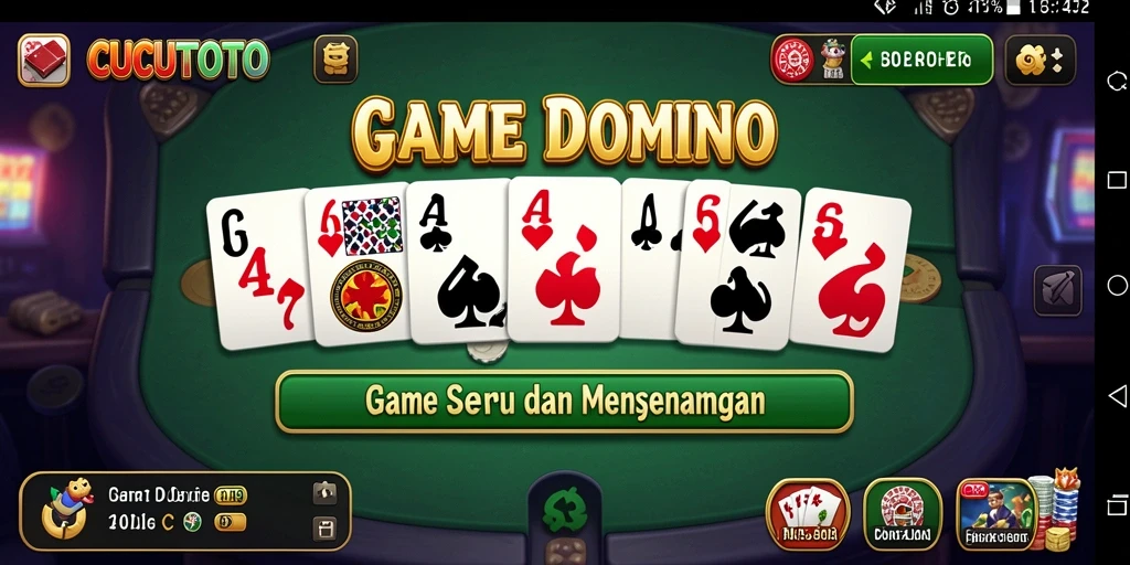 Tampilan gameplay intens yang penuh strategi di CUCUTOTO.