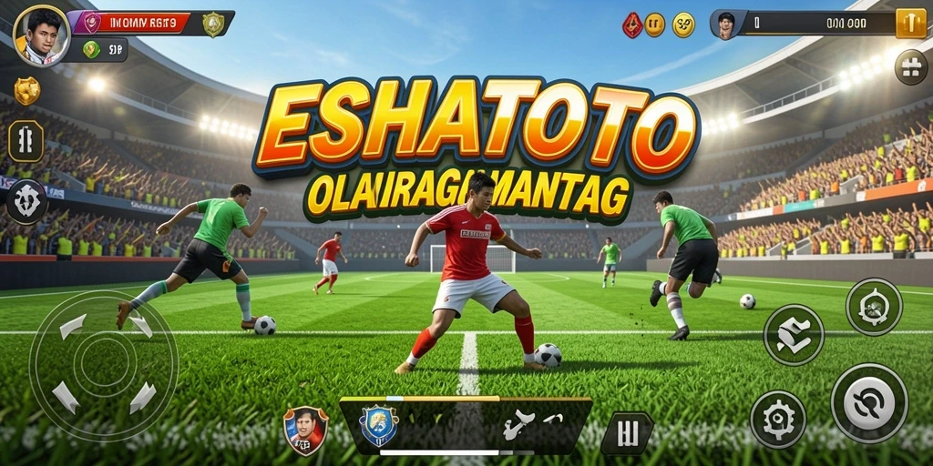 Tampilan screenshot <strong>ESHATOTO</strong> menampilkan aksi seru dalam pertandingan olahraga.