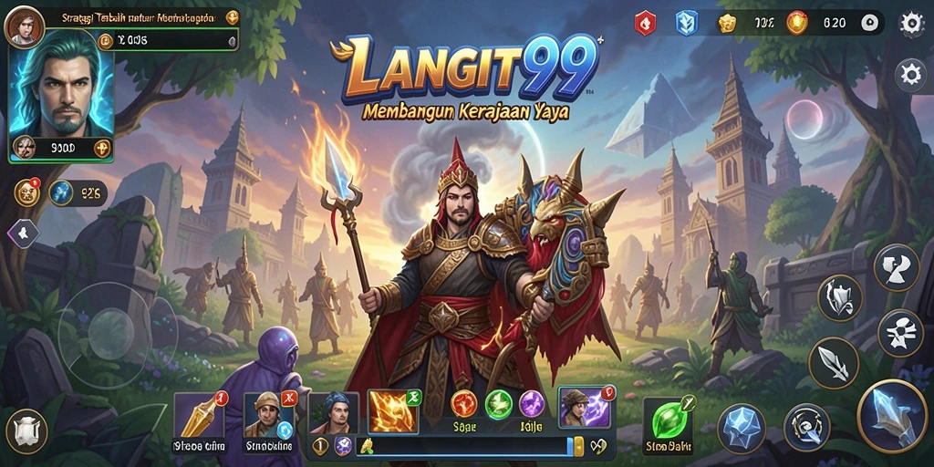 Tampilan gameplay menarik LANGIT99 dengan elemen strategi yang mendalam.