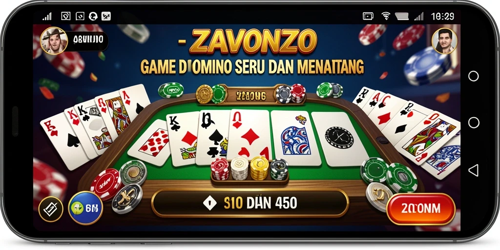 Tampilan gameplay ZAVONZO yang menarik dan interaktif.