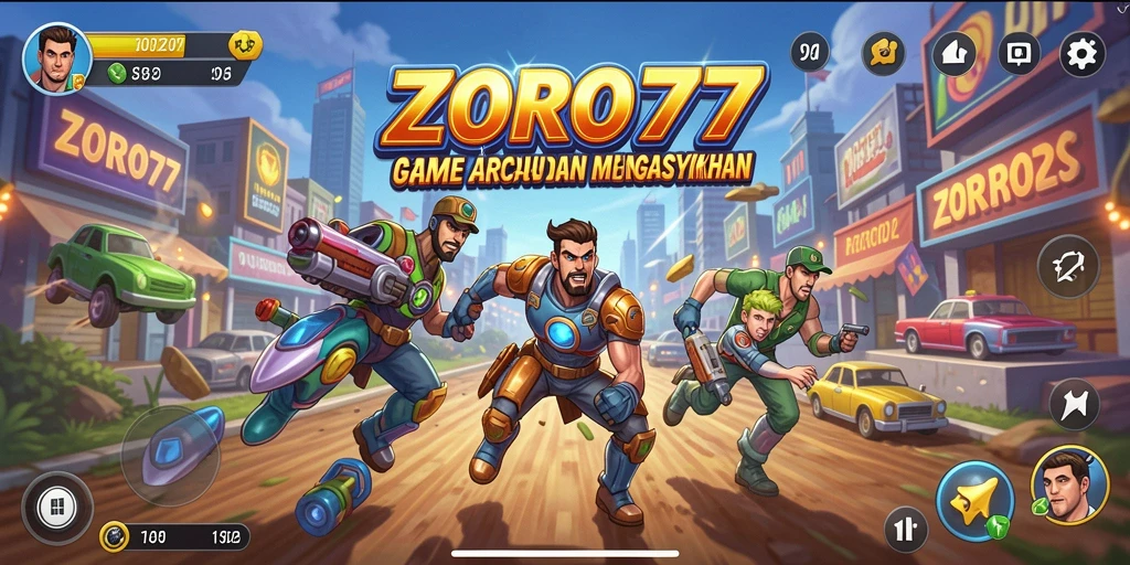 Tampilan gameplay ZORO77 yang memukau dan seru.